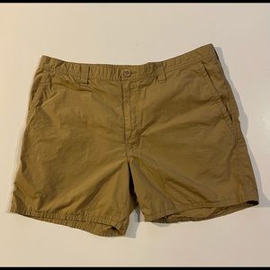 Columbia Mens Shorts 40 Performance Outdoor Khaki Lightweight Cotton